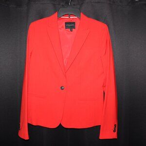 Ladies Orange Red Blazer